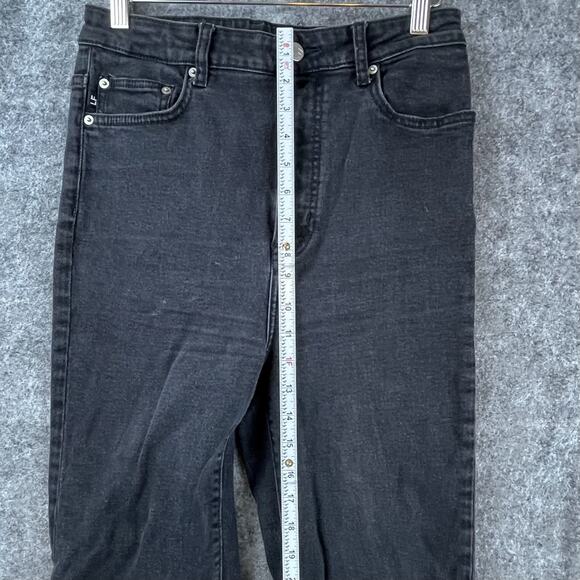 Lovers + Friends Greyson Slim Boot Jeans Womens 30‎ Shadow Hill Ultra High Rise - Picture 6 of 10